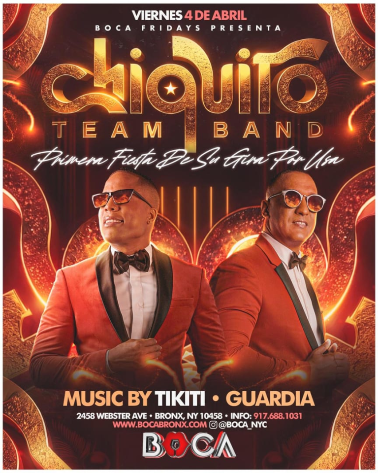Event - Chiquito Team Band en Vivo - Bronx, New York - April 4, 2025 | concert tickets