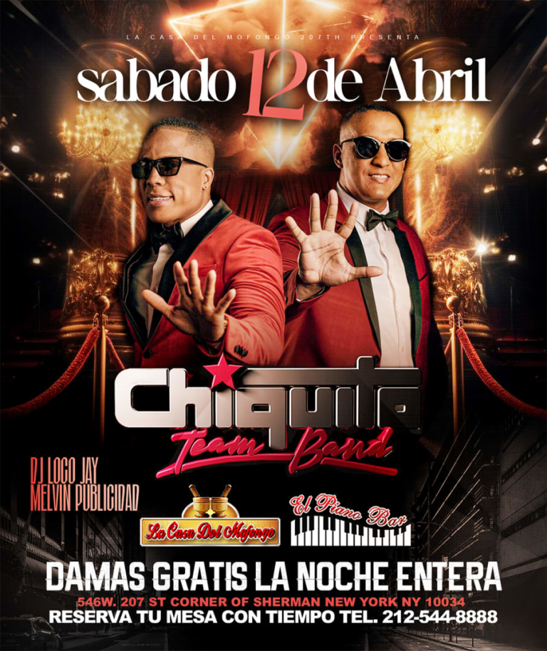 Event - CHIQUITO TEAM BAND - New York, New York - April 12, 2025 | concert tickets