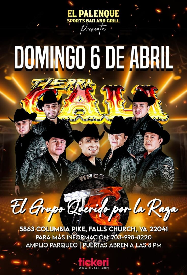 Event - 🎶 Tierra Cali en El Palenque - Falls Church, VA 🎶 - Falls Church, Virginia - April 6, 2025 | concert tickets