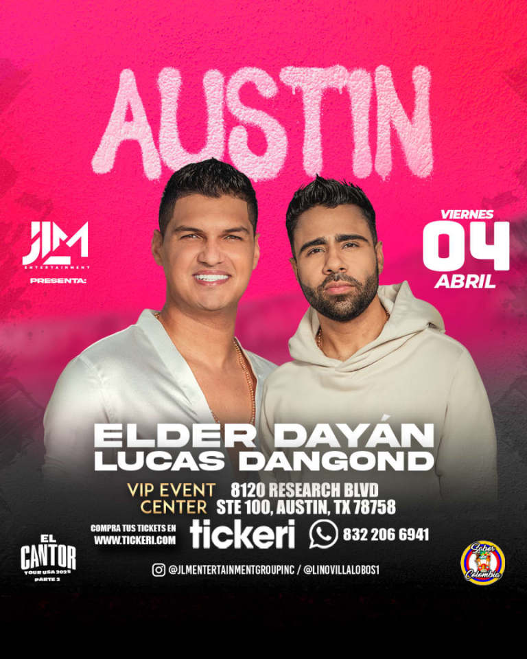 Event - ELDER DAYAN ¡EN CONCIERTO! - Austin (Texas) - Austin, Texas - April 4, 2025 | concert tickets