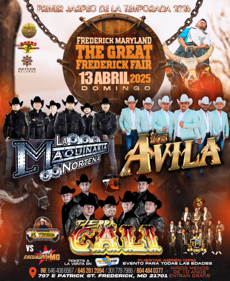 Event - JARIPEO THE GREAT FREDERICK FAIR - Frederick, Maryland - April 13, 2025 | concert tickets