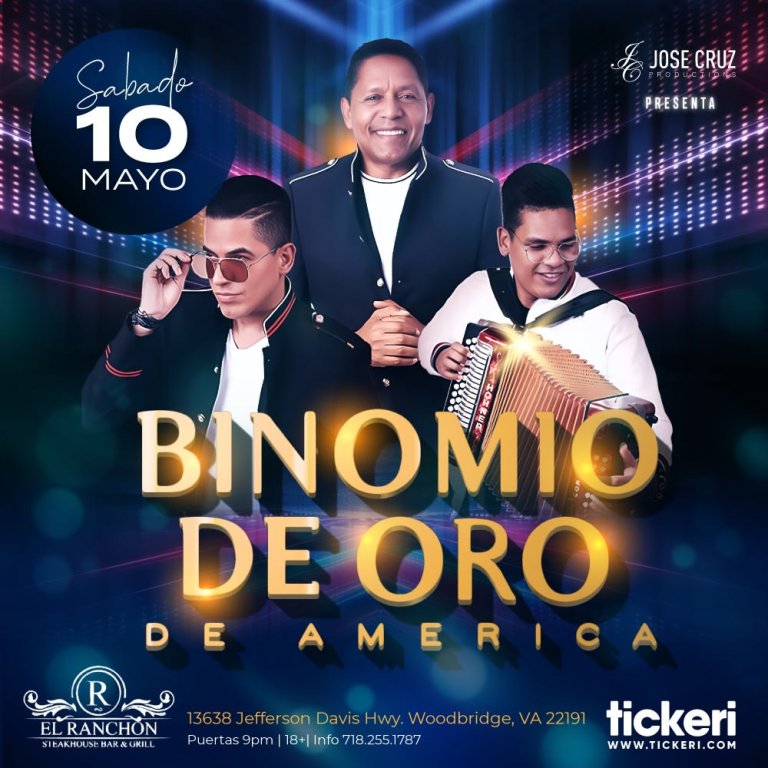 Event - BINOMIO DE ORO EN VIVO EN VIRGINIA - Woodbridge, Virginia - May 10, 2025 | concert tickets