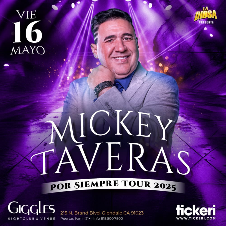 Event - MICKEY TAVERAS EN VIVO EN LOS ANGELES - Glendale, California - May 16, 2025 | concert tickets