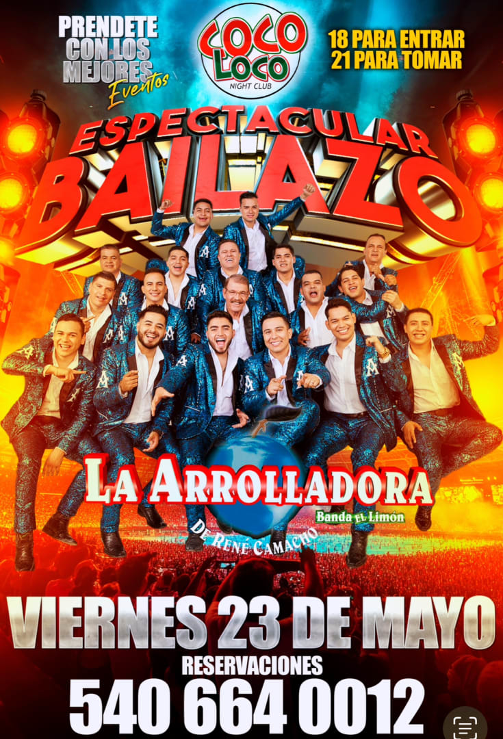 Event - LA ARROLLADORA EN WEST VIRGINIA  - Inwood, West Virginia - May 23, 2025 | concert tickets