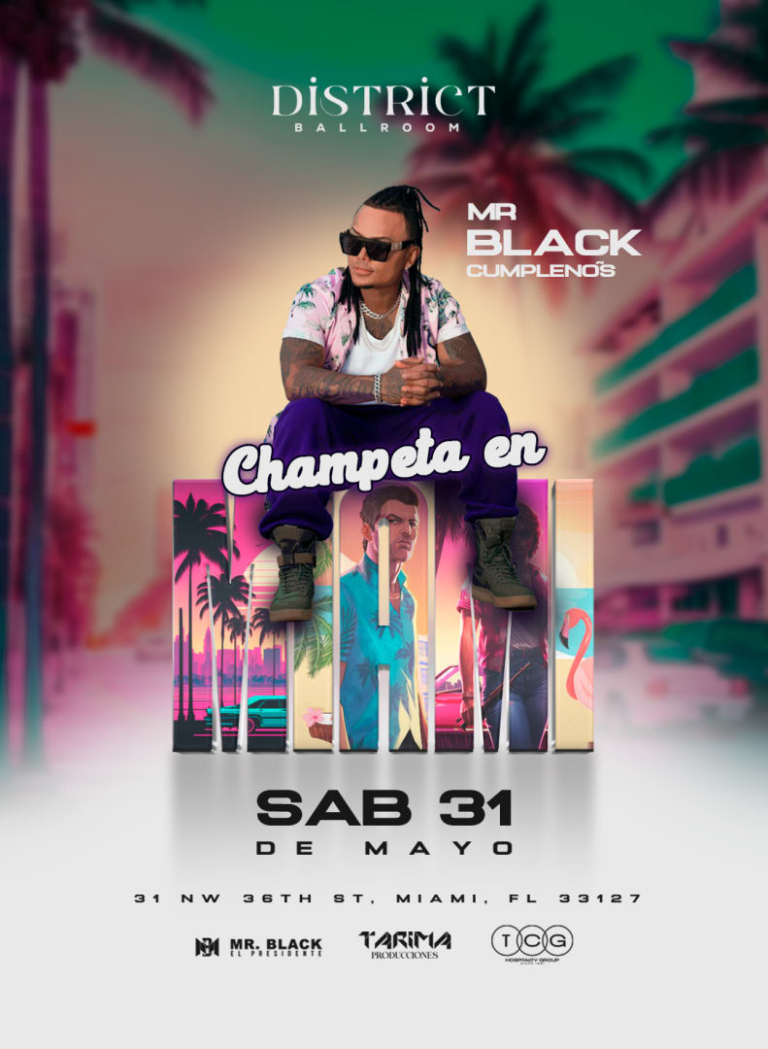 Event - Concierto: Mr Black - Champeta en Miami - Miami, Florida - May 31, 2025 | concert tickets