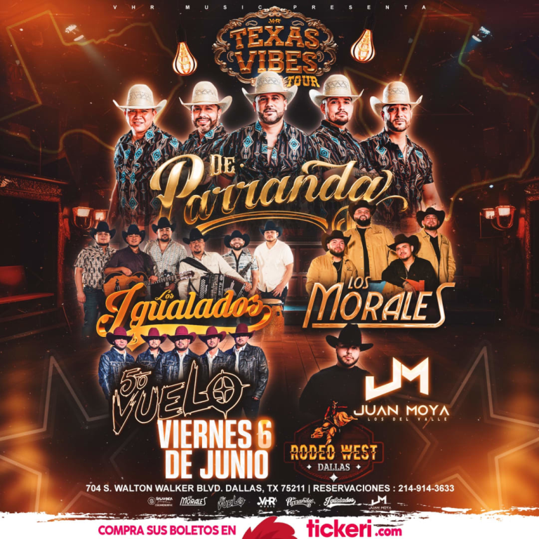 Event - TEXAS VIBES EN DALLAS  - Dallas, Texas - June 6, 2025 | concert tickets