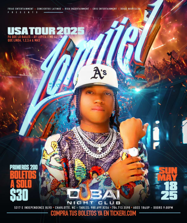 Event - Lomiiel - Charlotte, North Carolina - May 18, 2025 | concert tickets
