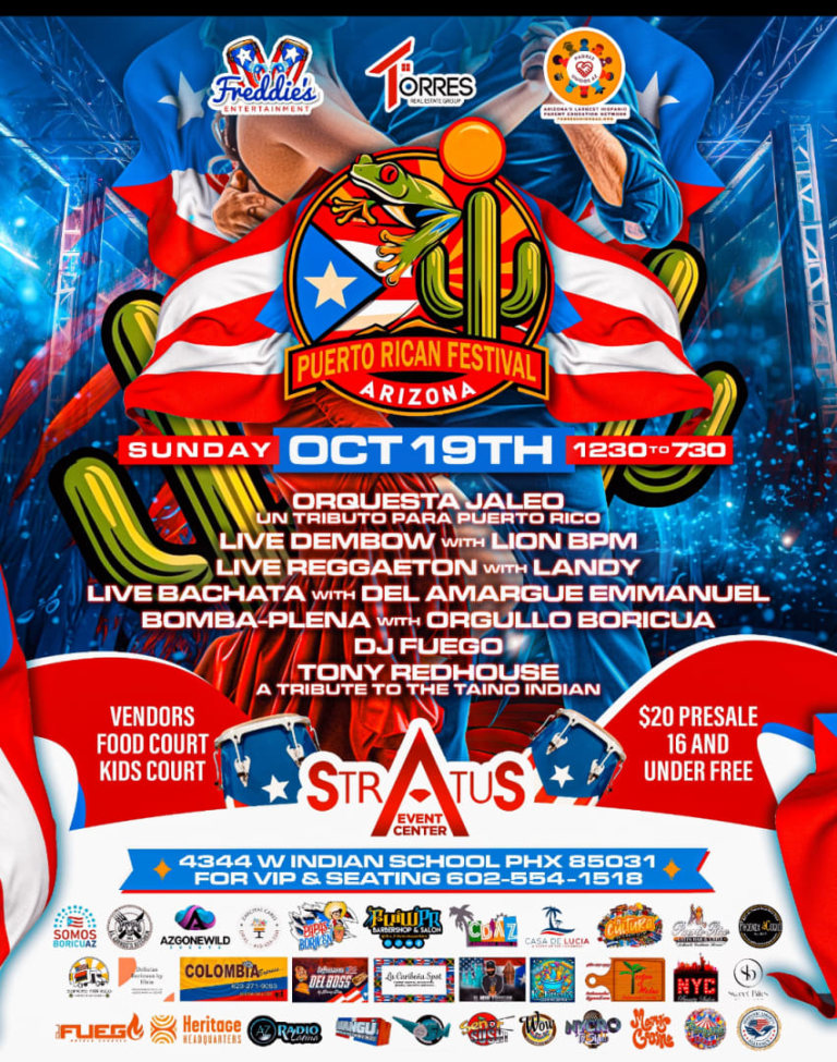 Event -   Puerto Rican Festival 2025 - Phoenix, Arizona - October 19, 2025 | concert tickets