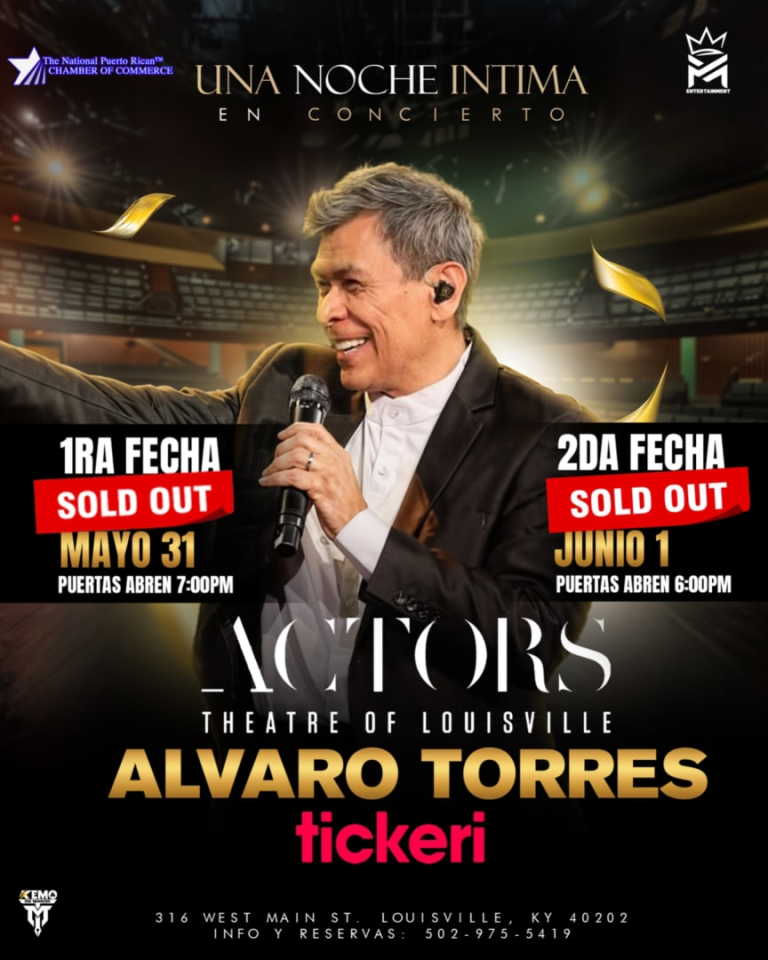 Event - Alvaro Torres segunda función Louisville SOLD OUT - Louisville, Kentucky - June 1, 2025 | concert tickets