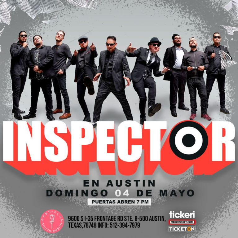 Event -  INSPECTOR EN VIVO EN AUSTIN - Austin, Texas - May 4, 2025 | concert tickets