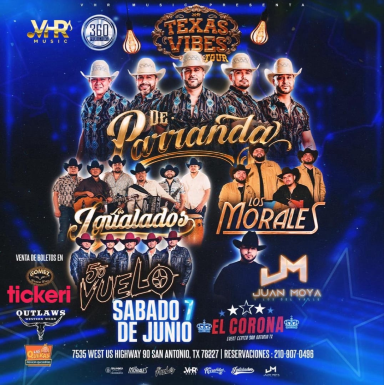 Event - TEXAS VIBES EN SAN ANTONIO - San Antonio, Texas - June 7, 2025 | concert tickets