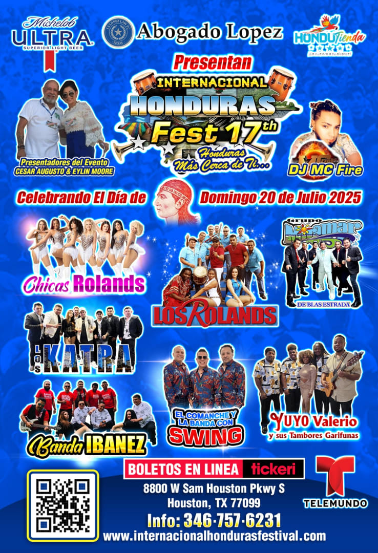 Event - Festival Honduras Internacional - Houston, United States - July 20, 2025 | concert tickets