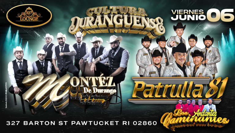 Event - Montez De Durango y Patrulla 81 - 327 Lounge - Pawtucket, RI. - Pawtucket, Rhode Island - June 6, 2025 | concert tickets