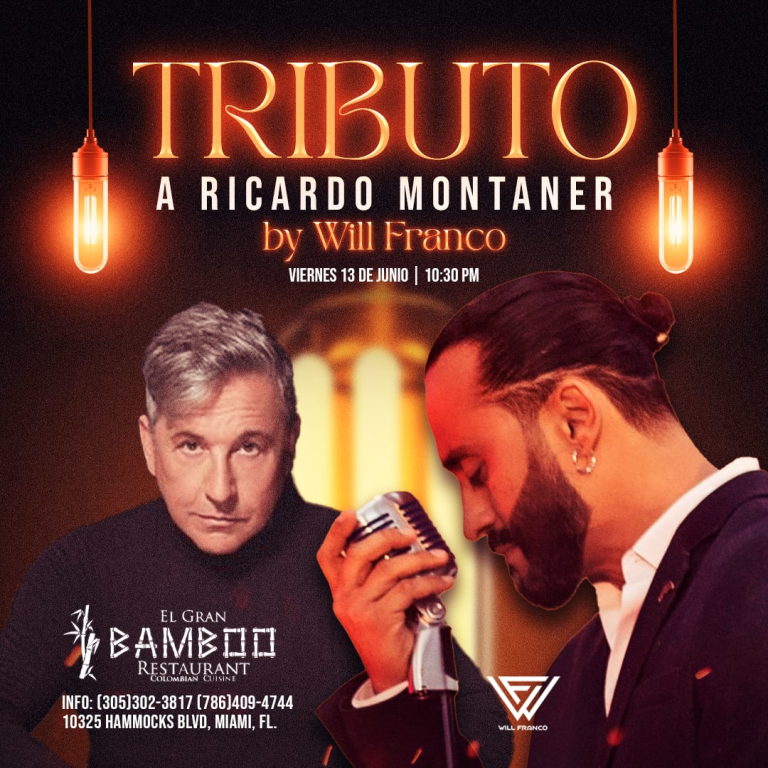 Event - Ricardo Montaner TRIBUTO by Will Franco - Miami, Florida - June 13, 2025 | concert tickets