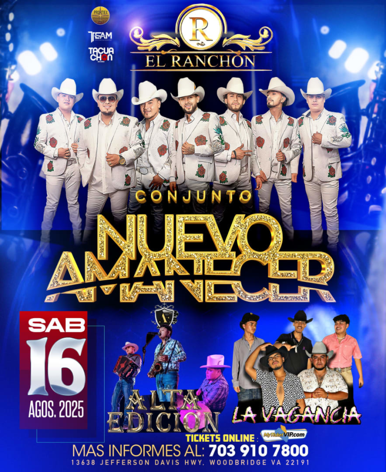 Event - CONJUNTO NUEVO AMANECER - Woodbridge, Virginia - 16 de agosto de 2025 | concert tickets