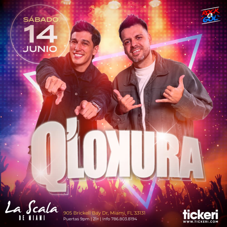 Event - Q'LOKURA EN MIAMI - Miami, Florida - June 14, 2025 | concert tickets