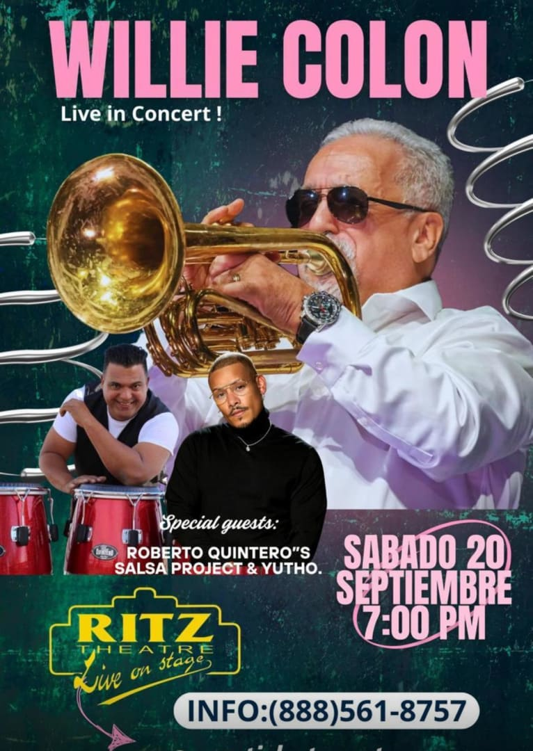 Event - Willie Colon & Friend ́s Live In Concert! - Elizabeth, New Jersey - September 20, 2025 | concert tickets