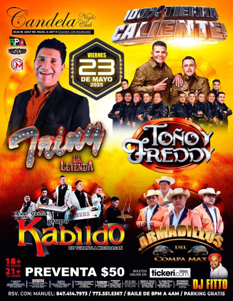 Event - Triny La Leyenda, Toño y Freddy, y Grupo Kabildo – En Vivo en Niles, IL  - Niles, Illinois - May 23, 2025 | concert tickets