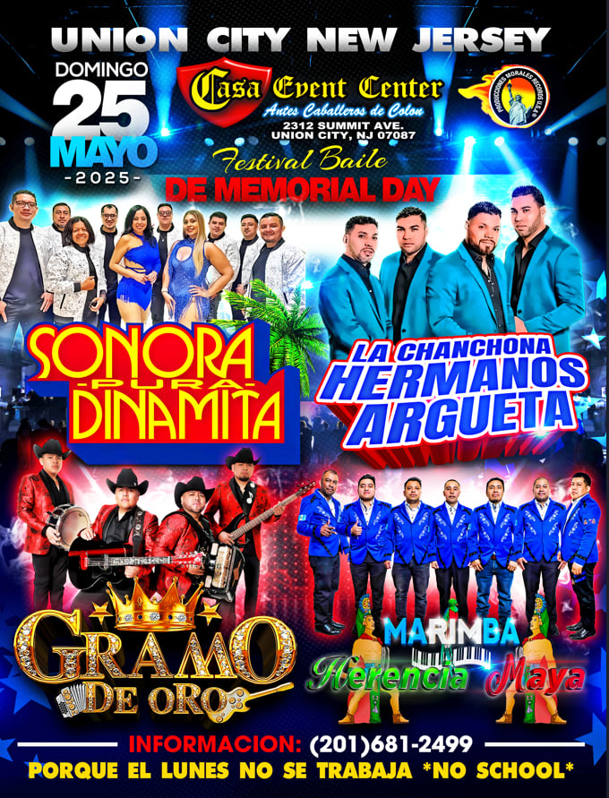 Event - Super Bailazo de Lujo - Union City, New Jersey - May 25, 2025 | concert tickets