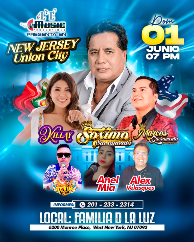 Event - SOSiMO Sacramento , MArCOS SACRAMENTO y KiLLAY en NEW JERSEY  - West New York, New Jersey - June 1, 2025 | concert tickets