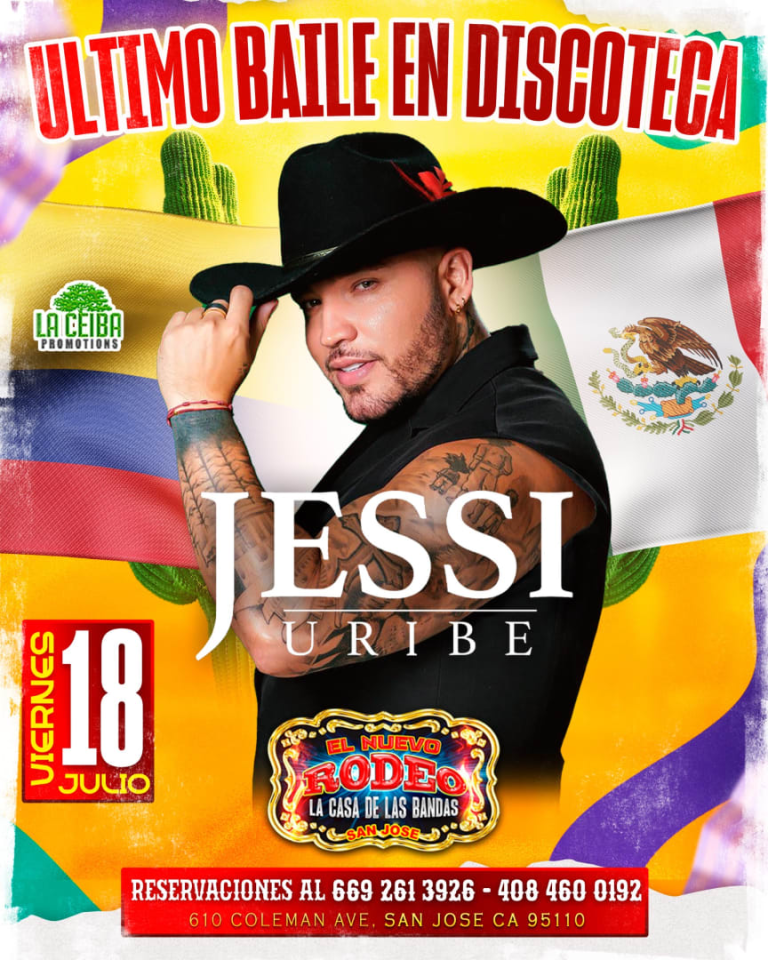 Event - Jessi Uribe en El Nuevo Rodeo – Último Baile en Discoteca | San José, CA - San Jose, California - July 18, 2025 | concert tickets