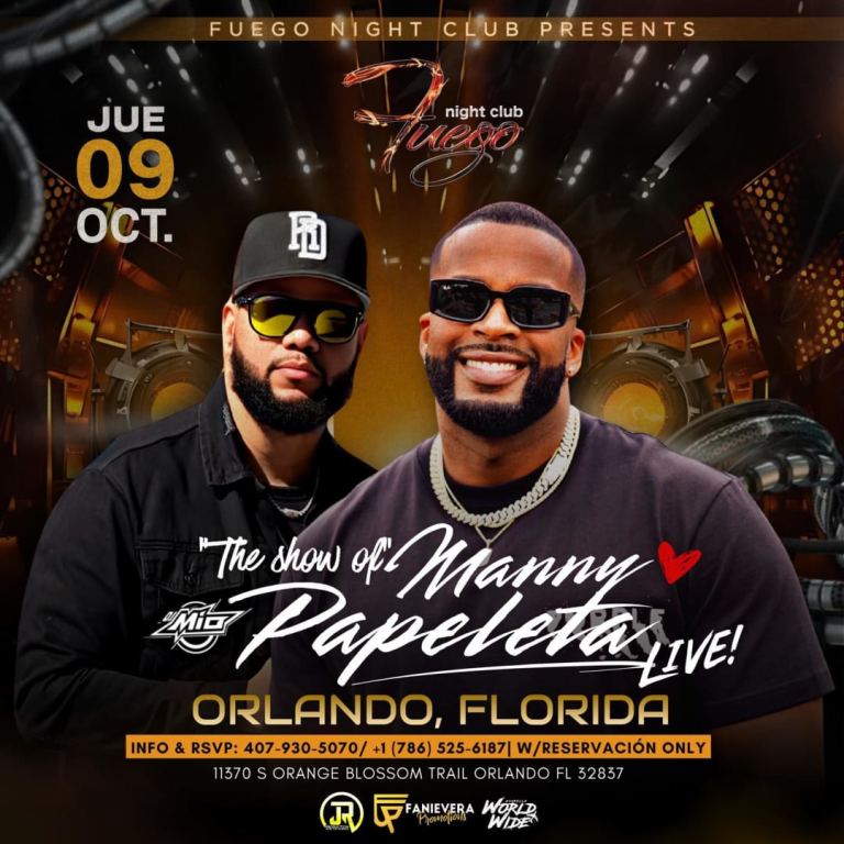 Event - Manny papeleta  - Orlando, Florida - October 9, 2025 | concert tickets