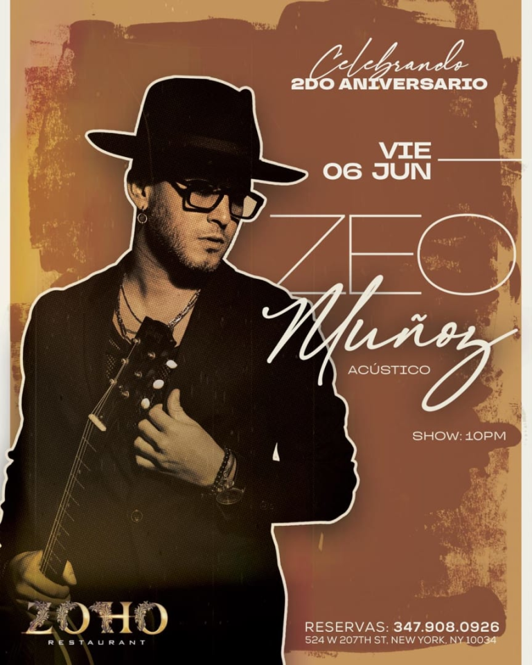 Event - ZEO MUÑOZ EN VIVO  - New York, New York - June 6, 2025 | concert tickets