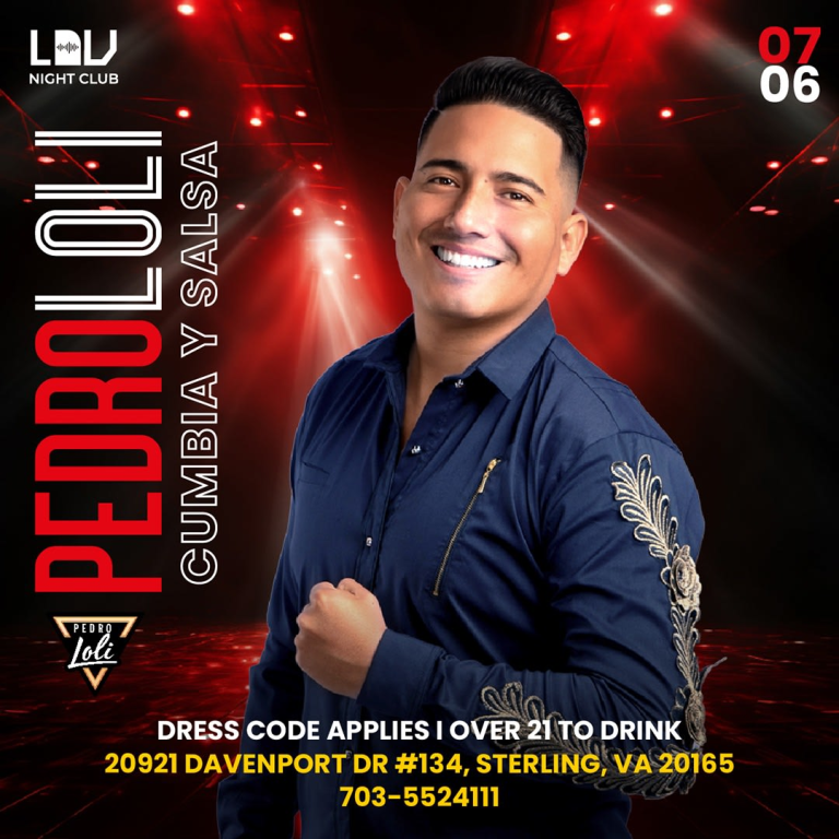 Event - PEDRO LOLI - Sterling, Virginia - June 7, 2025 | concert tickets