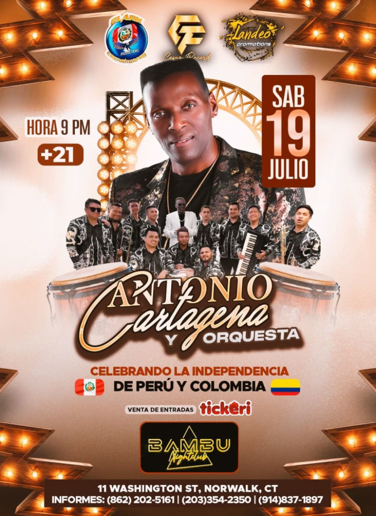 Event - Antonio Cartagena y Orquesta en concierto! - Norwalk, Connecticut - July 19, 2025 | concert tickets