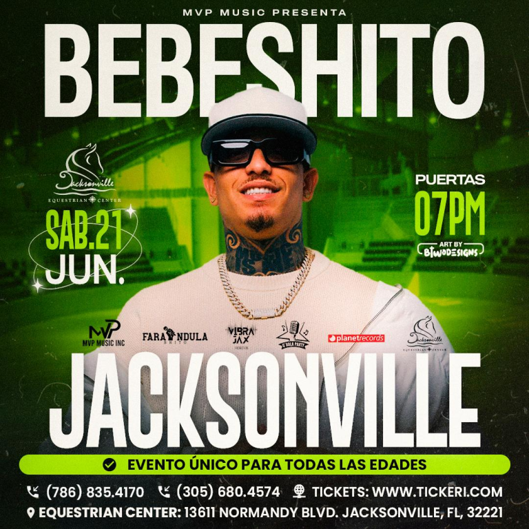 Event - Bebeshito Jacksonville - Jacksonville, Florida - June 21, 2025 | concert tickets