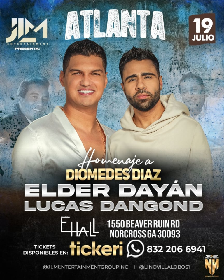 Event - Elder Dayan y Lucas Dangond ¡Homenaje a  Diomedes Díaz! - Atlanta (Georgia) - Norcross, Georgia - July 19, 2025 | concert tickets