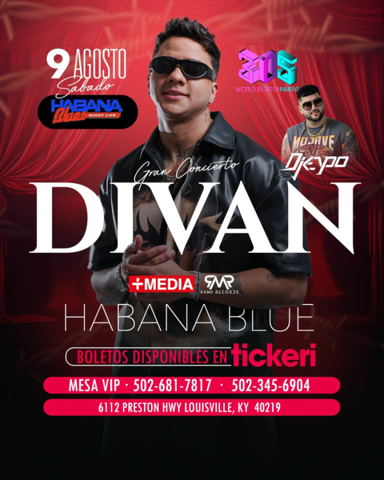 Event - DIVAN EN CONCIERTO - Louisville, Kentucky - August 9, 2025 | concert tickets