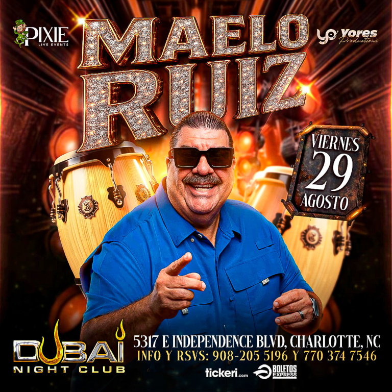 Event - MAELO RUIZ EN CONCIERTO CHARLOTTE,NC - Charlotte, North Carolina - August 29, 2025 | concert tickets