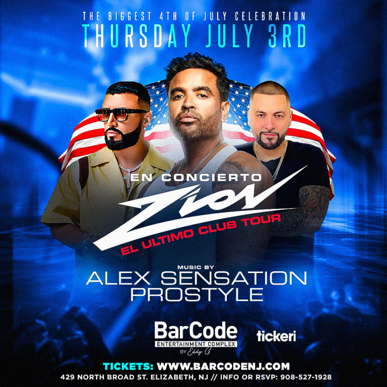 Event - Zion, Alex Sensation & Prostyle @ BarCode | Elizabeth NJ - Elizabeth, New Jersey - July 3, 2025 | concert tickets