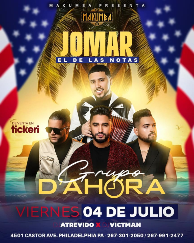 Event - GRUPO D’ Ahora en concierto! - Philadelphia, Pennsylvania - July 4, 2025 | concert tickets