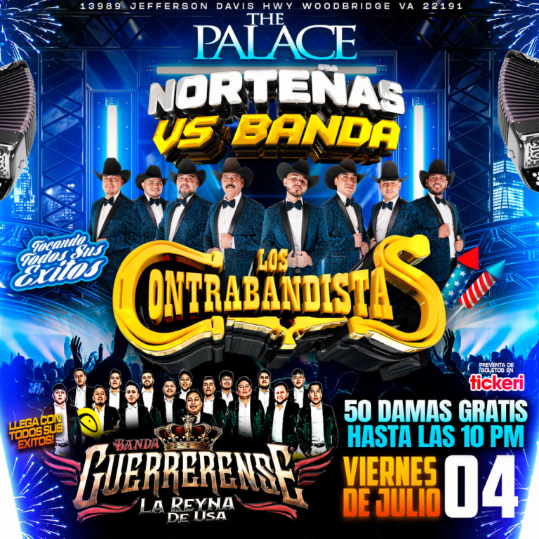 Event - Los Contrabandistas & Banda Guerrerense en Virginia - Woodbridge, Virginia - July 4, 2025 | concert tickets