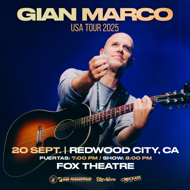 Event - Gian Marco en Redwood - Redwood City, California - September 20, 2025 | concert tickets