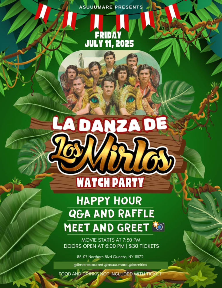 Event - La Danza de Los Mirlos Watch Party + Meet and Greet - Jackson Heights, New York - July 11, 2025 | concert tickets