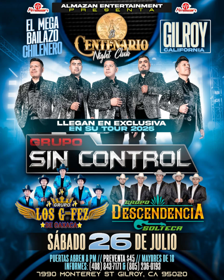Event - MEGA BAILAZO CHILENERO  - Gilroy, California - July 26, 2025 | concert tickets