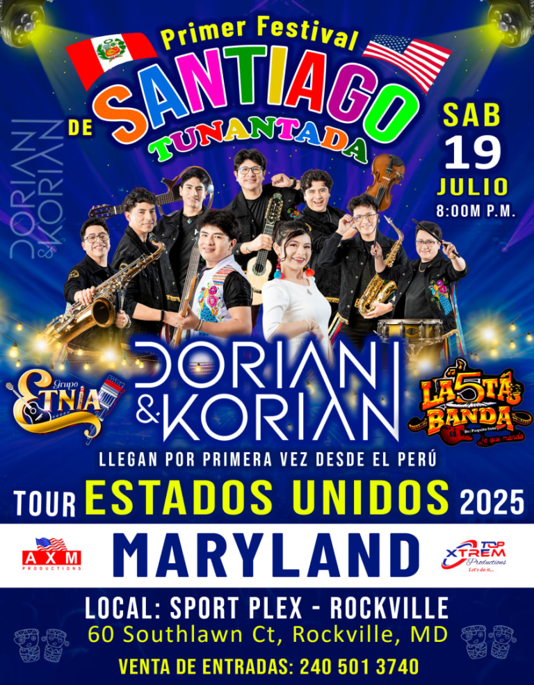 Event - CONCIERTO: "DORIAN Y KORIAN" ESTADOS UNIDOS 2025 - Rockville, Maryland - July 19, 2025 | concert tickets
