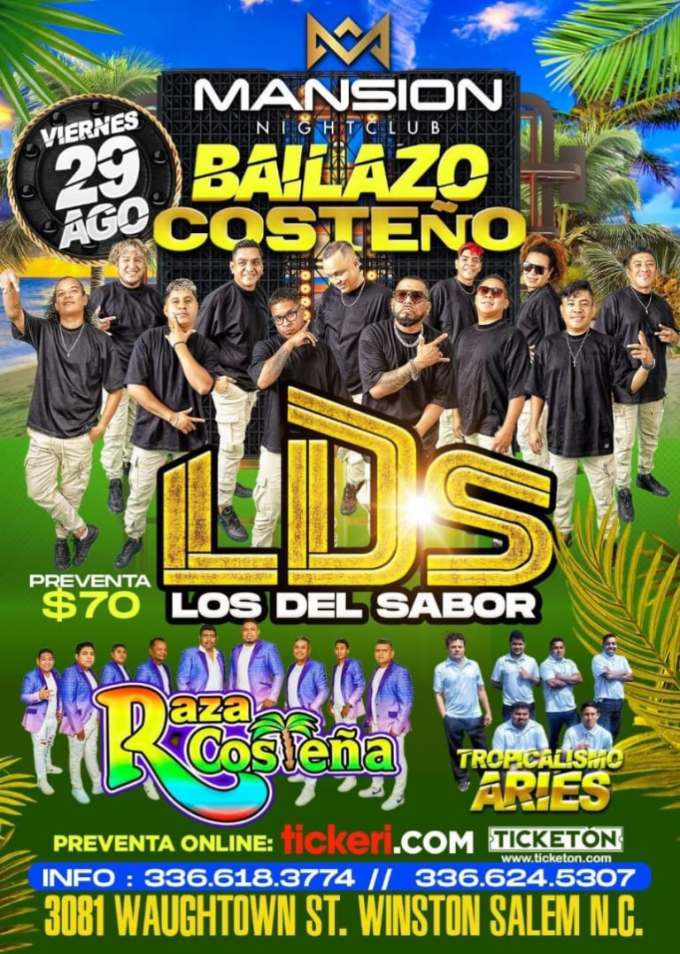 Event - Los Del Sabor - Winston-Salem, North Carolina - August 29, 2025 | concert tickets