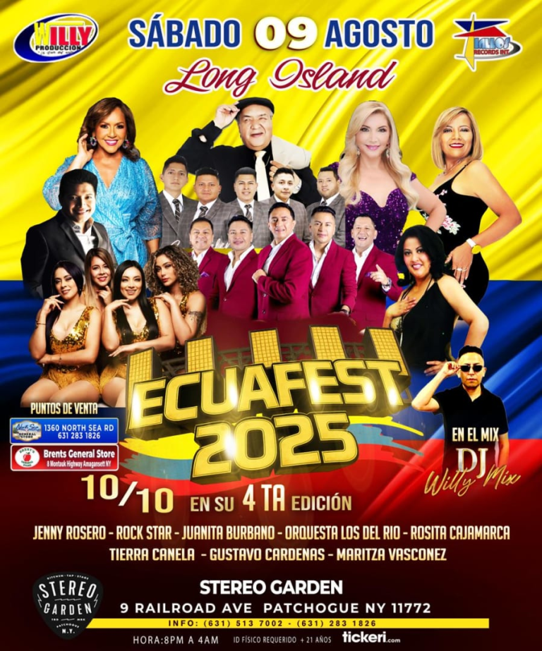 Event - ECUAFEST 2025 LONG ISLAND - Patchogue, New York - August 9, 2025 | concert tickets