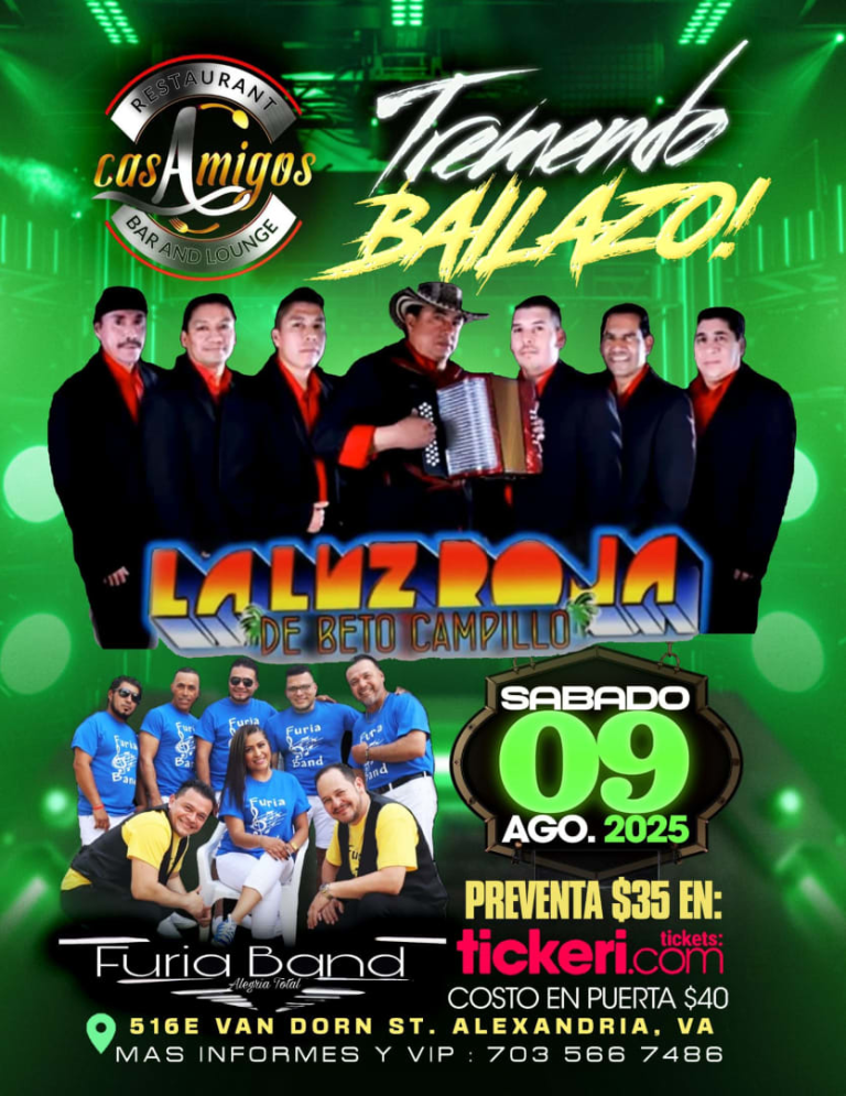 Event - TREMENDO BAILAZO - Alexandria, Virginia - August 9, 2025 | concert tickets