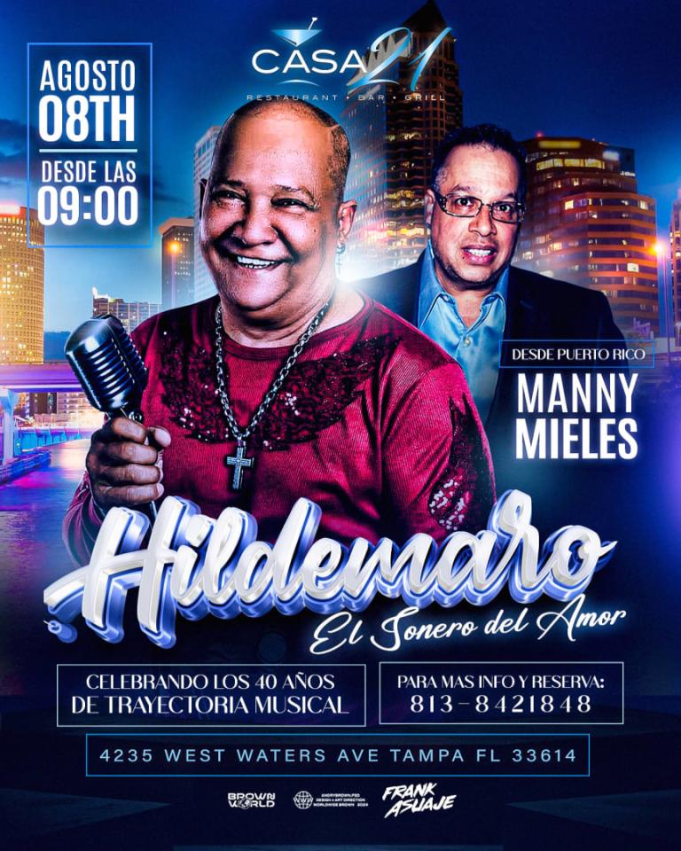 Event - Hildemaro el Sonero del amor. 40 Anos de trayectoria musical  - Tampa, Florida - August 8, 2025 | concert tickets