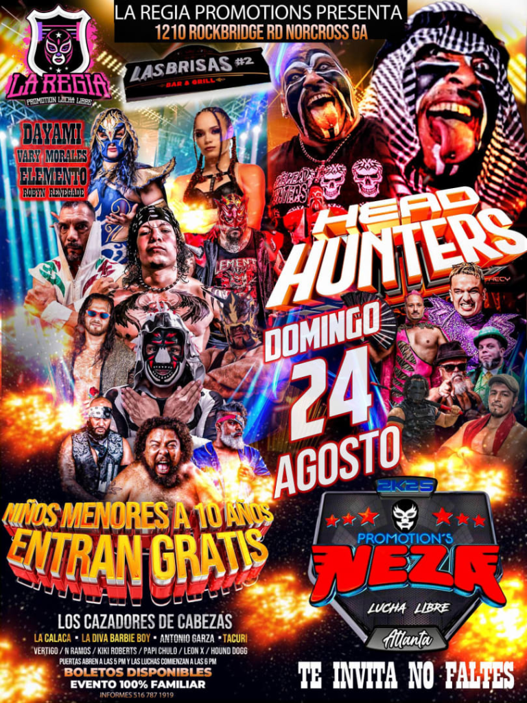 Event - La Regia Promotions Lucha Libre presenta: Los cazadores de cabezas - Norcross, Georgia - August 24, 2025 | concert tickets