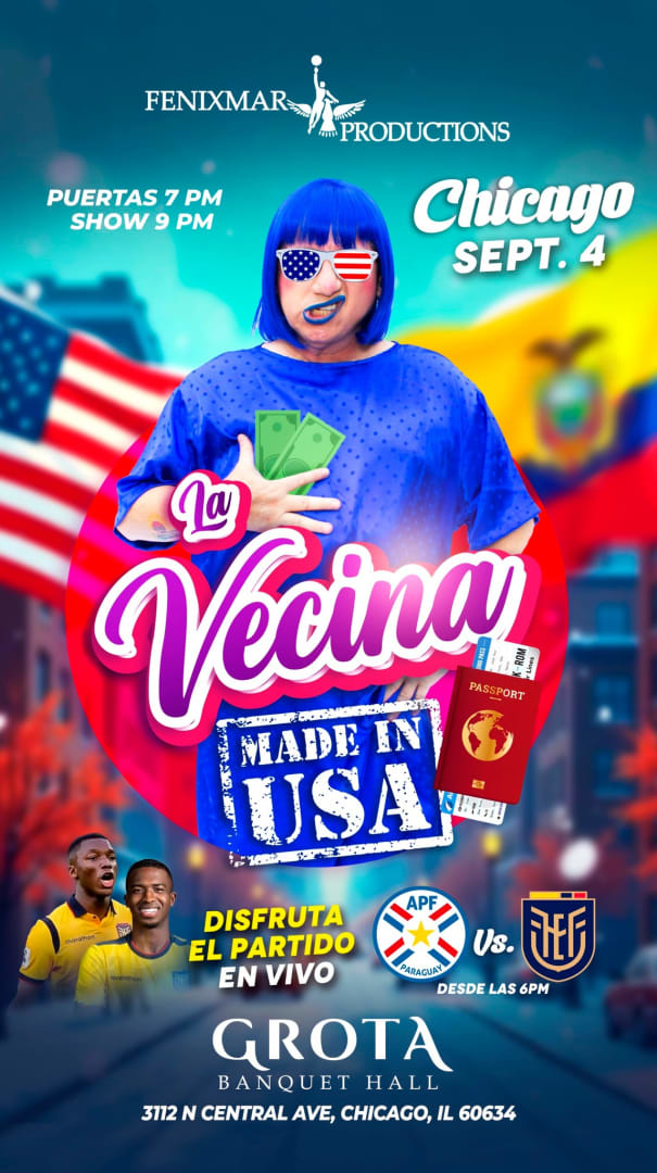 Event - LA VECINA en Chicago | Ecuador vs Paraguay en VIVO - Chicago, Illinois - September 4, 2025 | concert tickets