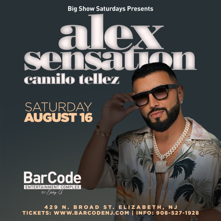 Event - Alex Sensation @ BarCode  Elizabeth, NJ - Elizabeth, New Jersey - August 16, 2025 | concert tickets