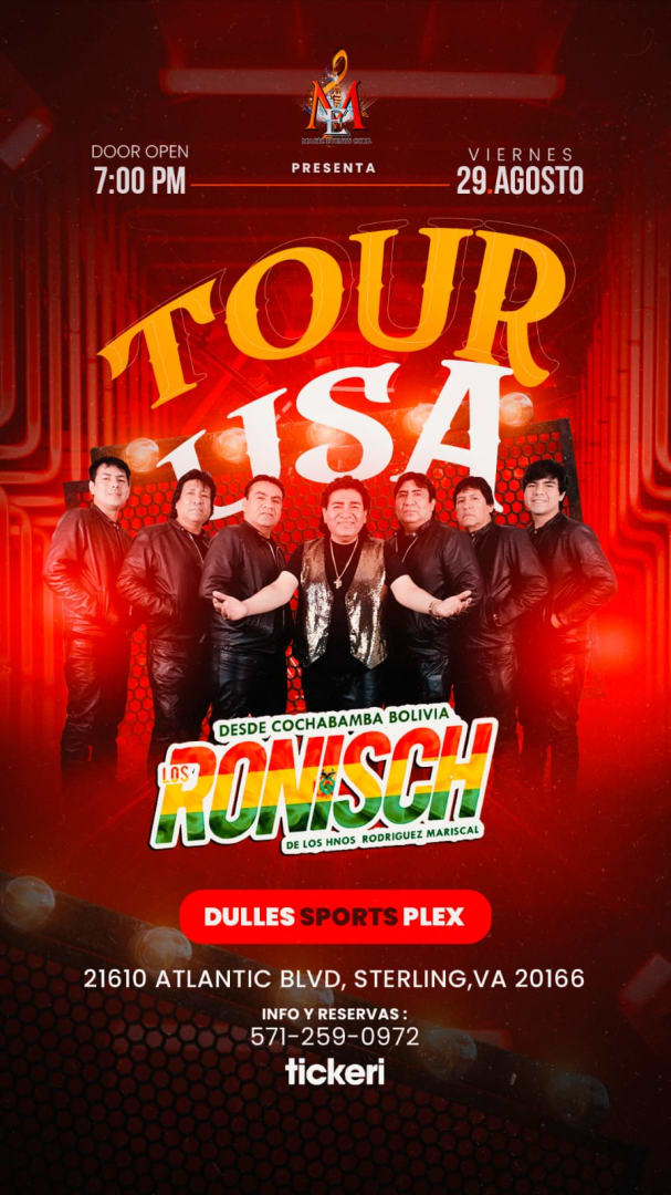 Event - Los Ronisch de los hnos. Rodriguez Mariscal en concierto!!! - Sterling, Virginia - August 29, 2025 | concert tickets