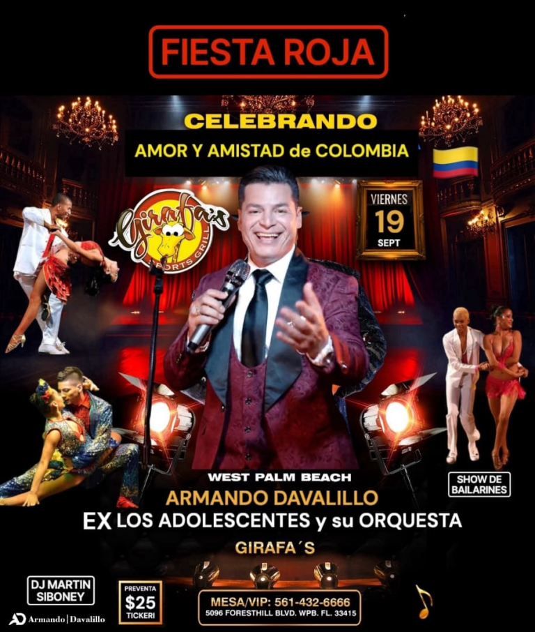 Event - FIESTA ROJA con ex LOS ADOLESCENTES Orquesta en WEST PALM BEACH  - West Palm Beach, Florida - September 19, 2025 | concert tickets