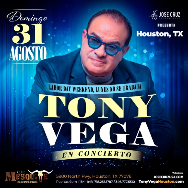 Event - Tony Vega en vivo en Houston - Houston, Texas - August 31, 2025 | concert tickets